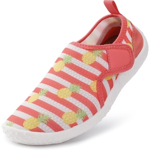 image:imageWHITIN LittleBig Kids Shore Explorer Water Shoes  BoysGirls Aqua Socks  Barefoot FreestyleZ1k2  Pineapple Red