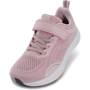 image:imageWHITIN LittleBig Kids Zero Drop Running Shoes  Wide Toe Box Sneaker for BoysGirlsPink