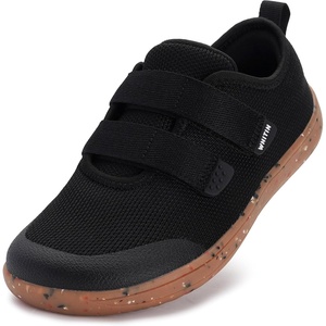 image:imageWHITIN ToddlerLittle Kid Wide Barefoot Shoes  Minimalist Sneakers for BoysGirls  ZeroDrop Healthy Sole  Natural to GrowW8k2  Black Multi