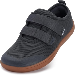 image:imageWHITIN ToddlerLittle Kid Wide Barefoot Shoes  Minimalist Sneakers for BoysGirls  ZeroDrop Healthy Sole  Natural to GrowW8k2  Grey Gum