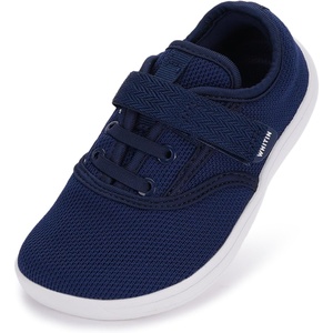image:imageWHITIN ToddlerLittle Kids Wide Toe Box Barefoot Shoes  Minimalist Sneakers for Boys Girls  Zero Drop SoleW8k9  Blue White