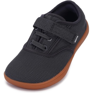 image:imageWHITIN ToddlerLittle Kids Wide Toe Box Barefoot Shoes  Minimalist Sneakers for Boys Girls  Zero Drop SoleW8k9  Grey Gum