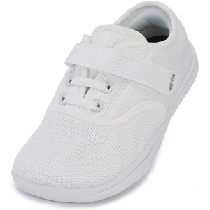 image:imageWHITIN ToddlerLittle Kids Wide Toe Box Barefoot Shoes  Minimalist Sneakers for Boys Girls  Zero Drop SoleW8k9  White