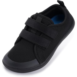 image:imageWHITIN ToddlerLittleBigKid Wide Barefoot Shoes  BoysGirls Minimalist Sneakers  Splay Naturally  LightweightW81k  All Black