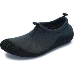 image:imageWHITIN Water Shoes for Women and Men with Reinforced Toe Cap  MultiPurpose Aqua SocksDark Grey