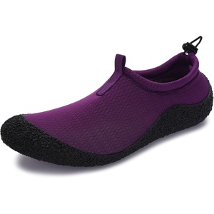 image:imageWHITIN Water Shoes for Women and Men with Reinforced Toe Cap  MultiPurpose Aqua SocksPurple