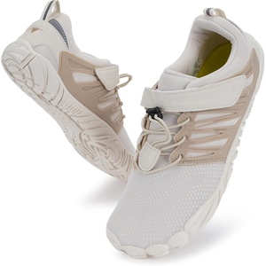 image:imageWHITIN Womens Minimalist Barefoot Trail Running Shoes  Wide Toe BoxW30  Beige