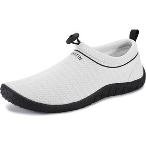 image:imageWHITIN Womens MultiPurpose Feather Water Shoes  Thick SoleZ10  Light Grey