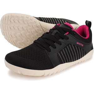 image:imageWHITIN Womens Wide Barefoot Trail Running Shoes  Minimalist Hiking Footwear  Zero Drop  Flexible TractionFuchsia Black