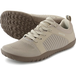 image:imageWHITIN Womens Wide Barefoot Trail Running Shoes  Minimalist Hiking Footwear  Zero Drop  Flexible TractionKhaki