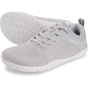 image:imageWHITIN Womens Wide Barefoot Trail Running Shoes  Minimalist Hiking Footwear  Zero Drop  Flexible TractionLight Grey