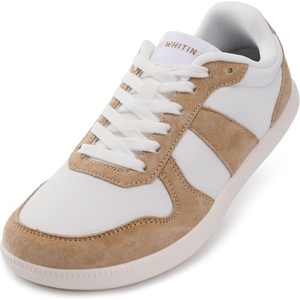 image:imageWHITIN Womens Wide Causal Shoes  Ultralight Fashion Sneakers  Zero DropBrown