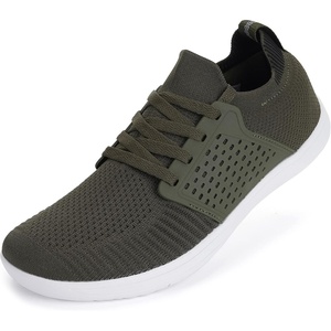 image:imageWHITIN Womens Wide Minimalist Barefoot Shoes  Zero Drop SoleW85  Army Green