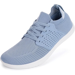 image:imageWHITIN Womens Wide Minimalist Barefoot Shoes  Zero Drop SoleW85  Light Blue