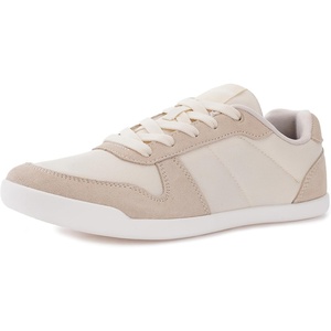 image:imageWHITIN Womens Wide Toe Box Barefoot Shoes  Zero Drop  Fashion Patchwork Design SneakerBeige