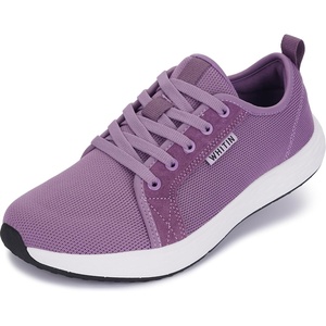 image:imageWHITIN Womens Wide Toe Box Walking Shoes  Wide Width Fashion Tennis Sneakers  Zero Drop amp Rubber OutsoleS87  Purple