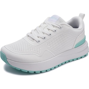 image:imageWHITIN Womens Wide Toe Box Walking Sneakers  Cushioned Support for Daily ComfortWhite