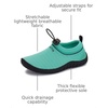 image:imageWHITIN LittleBig Kids Amphibious Water Shoes  BoysGirls Aqua Socks Z1K01  SlipOn Design for Independent OnOff Drawstring Keeps Sand amp Pebbles Out Foldable amp Lighweight Camping amp Beach EssentialsGreen
