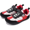 image:imageWHITIN LittleBig Kid Retro Barefoot Shoes with Wide Toe Box WK103  BacktoSchool Essentials Balanced ZeroDrop Toe Freedom Easy Hook amp Loop Closure Sporty Appeal Built for Daily WearRace Red