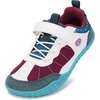 image:imageWHITIN LittleBig Kid Retro Barefoot Shoes with Wide Toe Box WK103  BacktoSchool Essentials Balanced ZeroDrop Toe Freedom Easy Hook amp Loop Closure Sporty Appeal Built for Daily WearRetro Wine Red