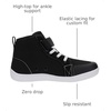 image:imageWHITIN KidsToddler Wide Shoes  GirlsBoys High Top Natural Growth W8K21  School Day Essential Natural Movement Design Machine Washable Boys amp Girls Wear Daily Activities Breathable Fashion UpperW8k21  Classic Black White