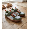 image:imageWHITIN LittleBig Kid Wide Retro Barefoot Sneakers WK102  Back to School Toe Freedom Zero Drop Flexible Sole From Daily Walking to Adventure SportsWk102  Green Blue