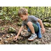 image:imageWHITIN LittleBig Kid Wide Retro Barefoot Sneakers WK102  Back to School Toe Freedom Zero Drop Flexible Sole From Daily Walking to Adventure SportsWk102  Grey Multi
