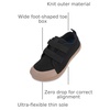 image:imageWHITIN ToddlerKid Wide School Barefoot Shoes  BoysGirls Naturally W81K  School Day Essential Fashion Designed Easy onoff Machine Washable Removable Insoles Classroom to Playground Soft WalkingW81k  Black Brown