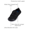 image:imageWHITIN ToddlerKid Wide School Barefoot Shoes  BoysGirls Naturally W81K  School Day Essential Fashion Designed Easy onoff Machine Washable Removable Insoles Classroom to Playground Soft WalkingW81k  All Black
