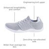 image:imageWHITIN Womens Zero Drop Barefoot Trail Runner W63  Lightweight amp Breathable Knit Upper HighTraction Rubber Outsole Natural Stride Versatile for Lifting Hiking CampingW63  Light Grey