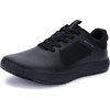 image:imageWHITIN Mens Wide Food Service Shoes Water amp Oil Resistant Sneaker S890  Wide Toe Box Allows Toes to Spread Naturally ZeroDrop Sole for Natural Stride Comfort for Long StandingBlack