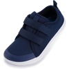 image:imageWHITIN ToddlerKid Wide School Barefoot Shoes  BoysGirls Naturally W81K  School Day Essential Fashion Designed Easy onoff Machine Washable Removable Insoles Classroom to Playground Soft WalkingW81k  Blue White