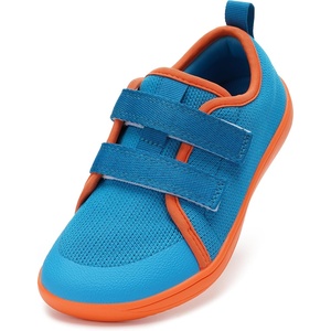 image:imageWHITIN ToddlerKid Wide School Barefoot Shoes  BoysGirls Naturally W81K  School Day Essential Fashion Designed Easy onoff Machine Washable Removable Insoles Classroom to Playground Soft WalkingW81k  Navy Blue