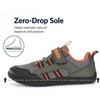 image:imageWHITIN Kids Barefoot Shoes Wide Toe Box Natural Fit WK101  Roomy Toe Space Flat Zero Drop Design Easy On amp Off Flexible Feel Better Balance in School ActivityGrey Green