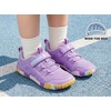 image:imageWHITIN Kids Barefoot Shoes Wide Toe Box Natural Fit WK101  Roomy Toe Space Flat Zero Drop Design Easy On amp Off Flexible Feel Better Balance in School ActivityColorful Purple