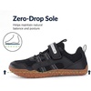 image:imageWHITIN Kids Barefoot Shoes Wide Toe Box Natural Fit WK101  Roomy Toe Space Flat Zero Drop Design Easy On amp Off Flexible Feel Better Balance in School ActivityBlack