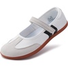 image:imageWHITIN Womens Barefoot Mary Jane Flats with Wide Toe Box W97Grey