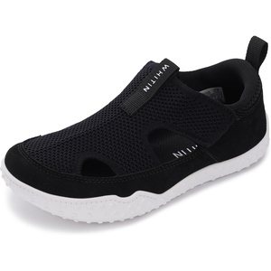 image:imageWHITIN Kids Barefoot Sandals GirlsBoys Wide Versatility ShoesWk105  Black White