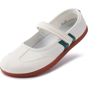 image:imageWHITIN Womens Barefoot Mary Jane Flats with Wide Toe Box W97Beige